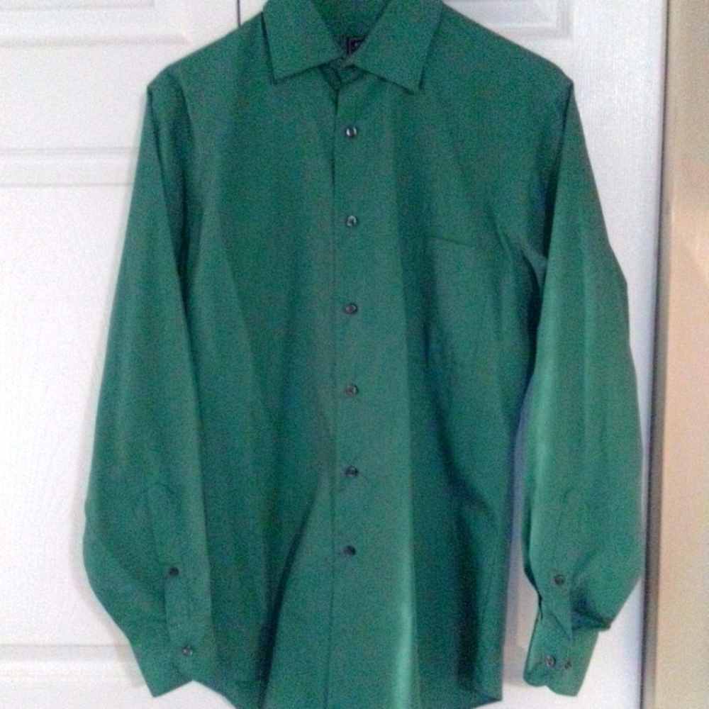 14.5 neck Arrow 32/33 green Dress Shirt